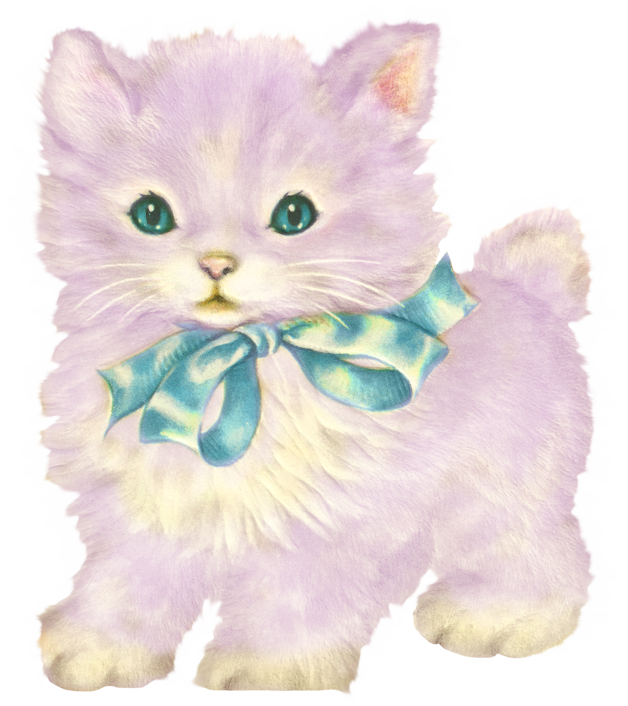 Kitschy Kitty Cat Clip Art Fptfy Lav - Happy Fourth Of July Kitty Cat (2144x2410), Png Download