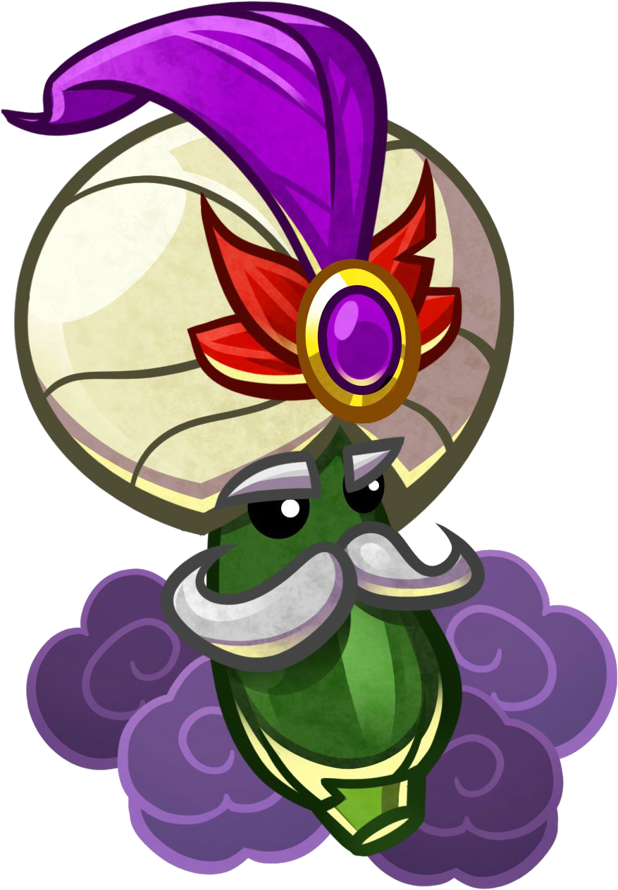 Plants Vs Zombies Heroes The Great Zucchini (877x1264), Png Download