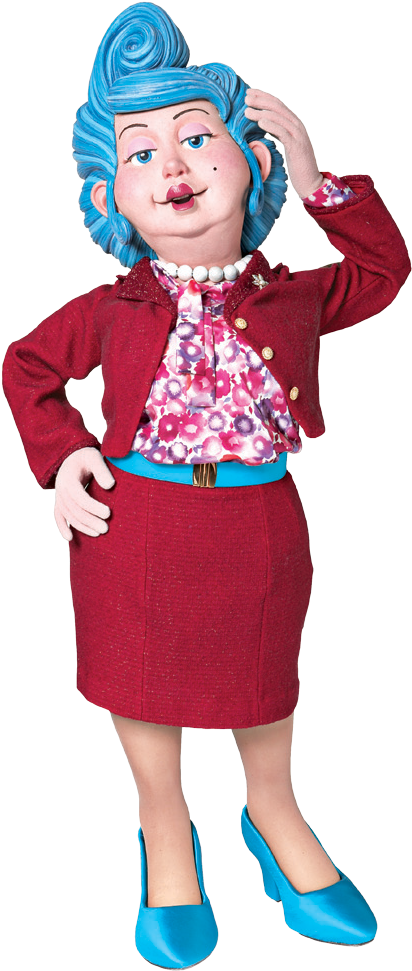 Characters - Lazy Town Mayor Wife (430x990), Png Download