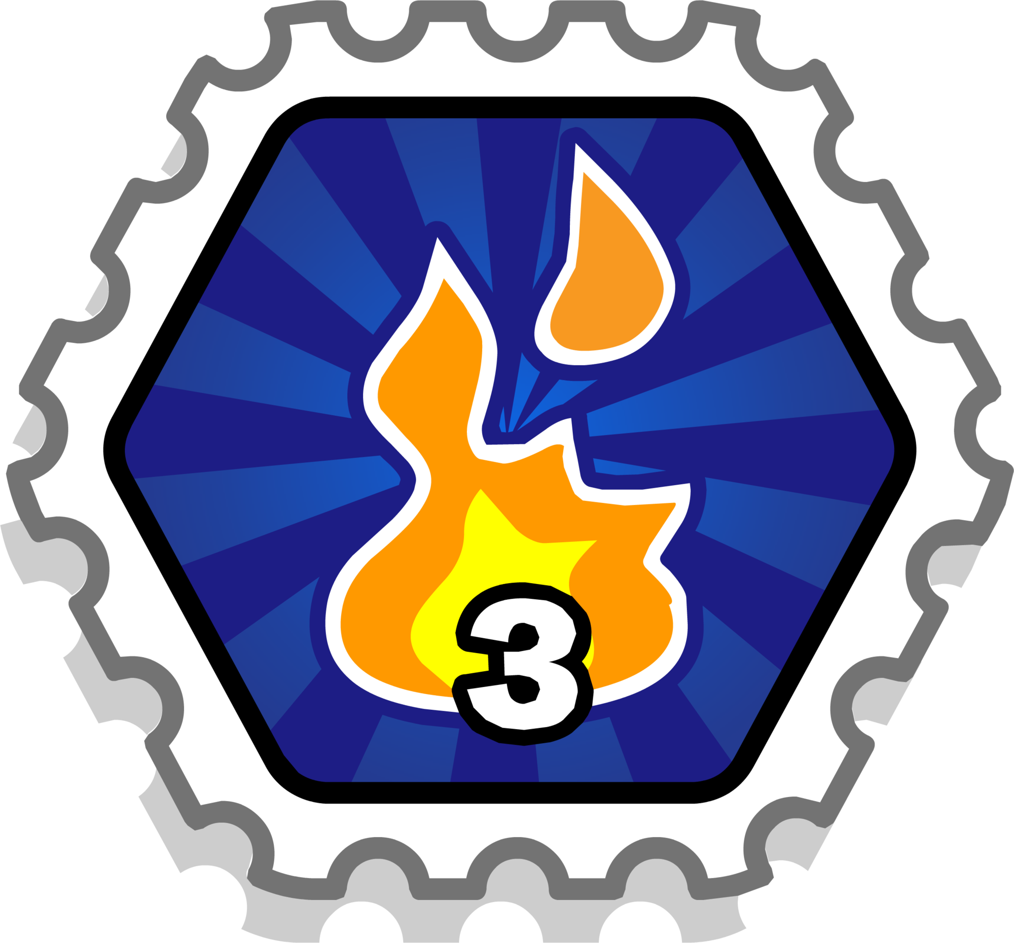 2000cb=20161029160552 - Club Penguin Ace Pilot Stamp (2000x1860), Png Download