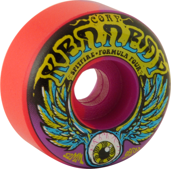 S Fire Kennedy F4 Dazed 52mm 99a Pur/pink Swirl 2/17/17 (600x592), Png Download