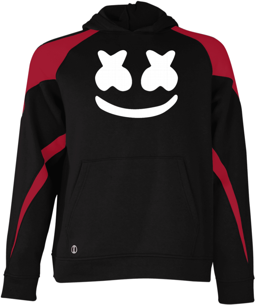 Marshmello Youth Colorblock Hoodie Sweatshirts - New Arrived Marshmello Face Men Casual Homme Cotton (1024x1024), Png Download