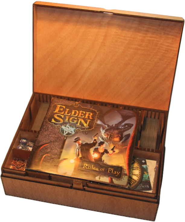 Large Box Compatible With Elder Sign™ - Heidelberger Spieleverlag The Elder Sign, Board Game (1198x798), Png Download
