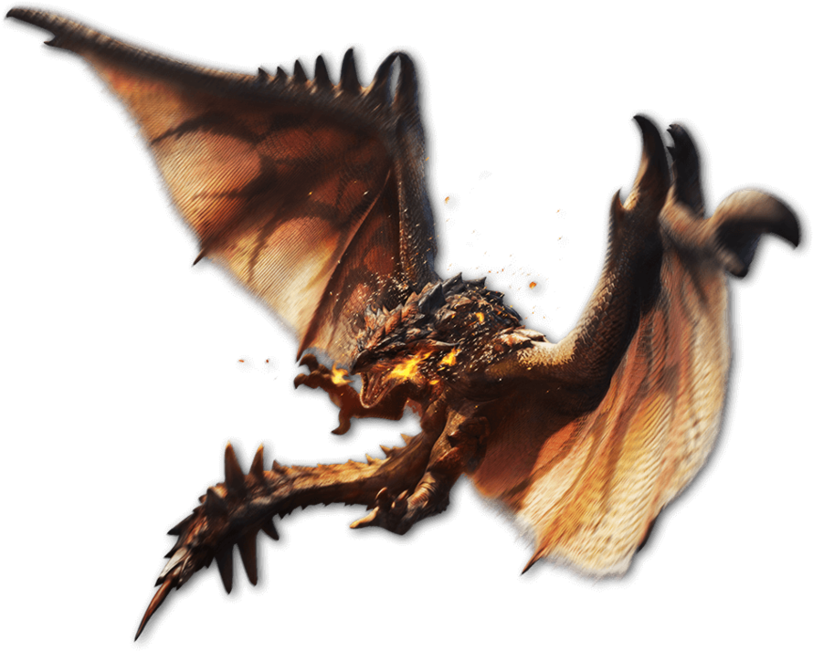Monster Hunter Rathalos (900x723), Png Download