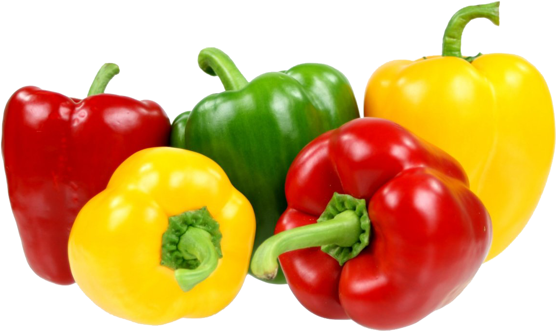 Pepper Transparent Png Image - Bell Peppers (1200x740), Png Download