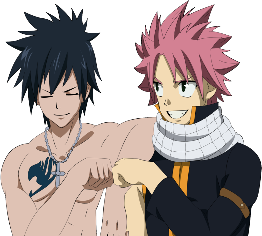 View Samegoogleiqdbsaucenao Brofist By Cantrona-d58e6ud - Natsu And Gray Brofist (900x755), Png Download