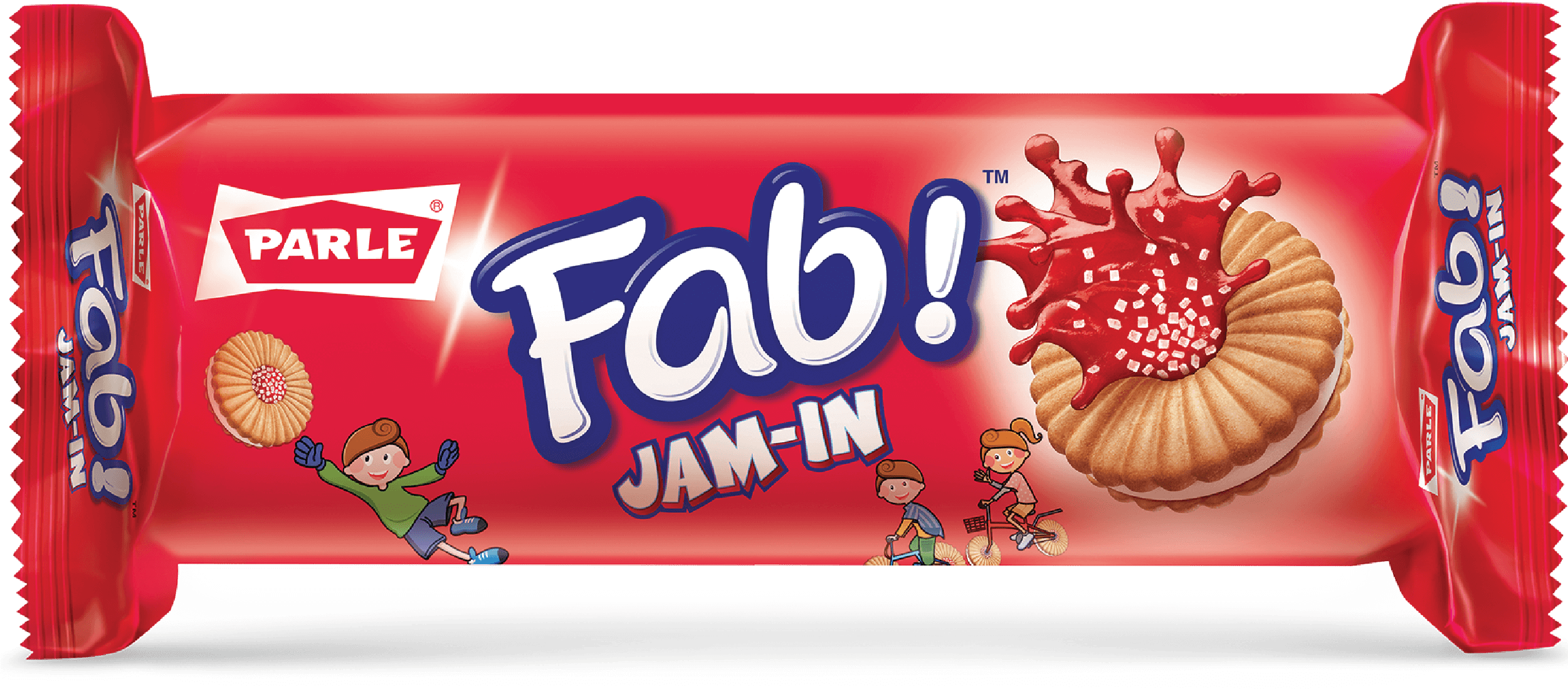 Parle Hide & Seek Fab Orange Cream Biscuits (2500x2500), Png Download