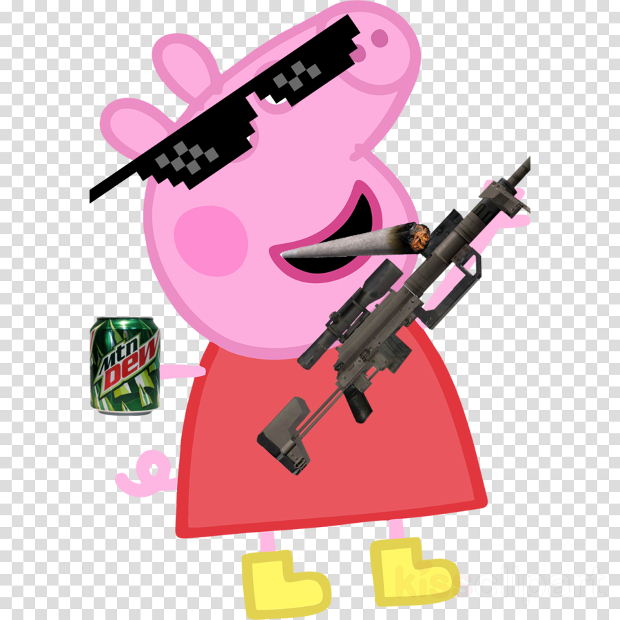 Mlg Peppa Pig Png Clipart George Pig Clip Art - Mlg Peppa Pig Png (900x900), Png Download