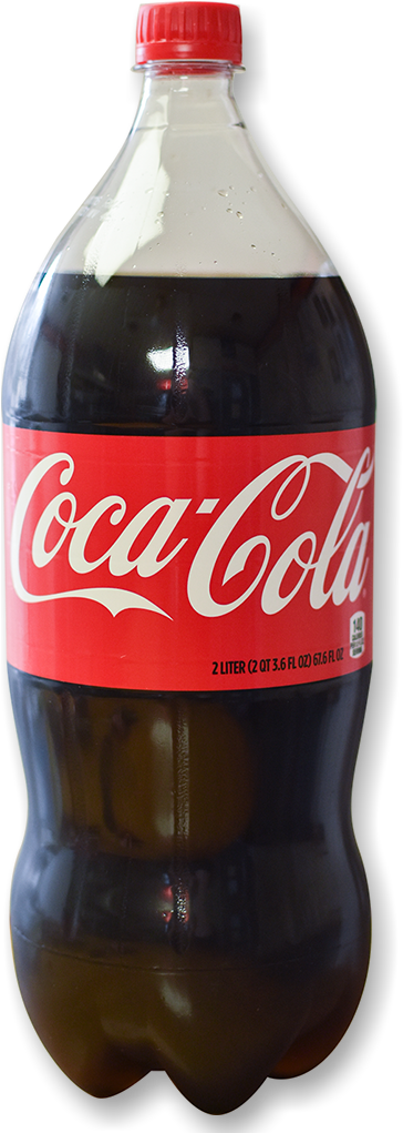 No Anchovies Drinks Liters - Coca Cola 1 Litre (373x1020), Png Download