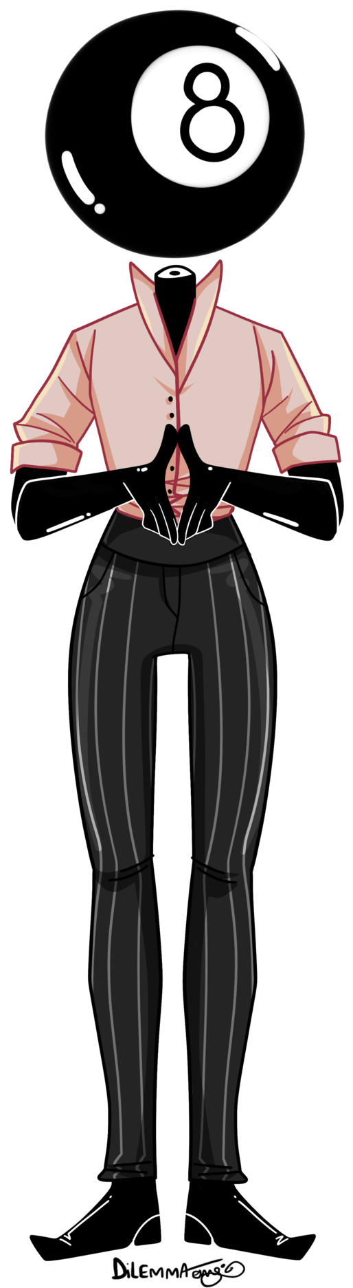 Object Heads - 8 Ball For A Head (823x1920), Png Download