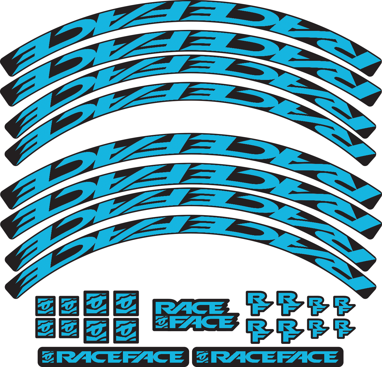 Race Face Arc 30 Vinyl (1237x1189), Png Download
