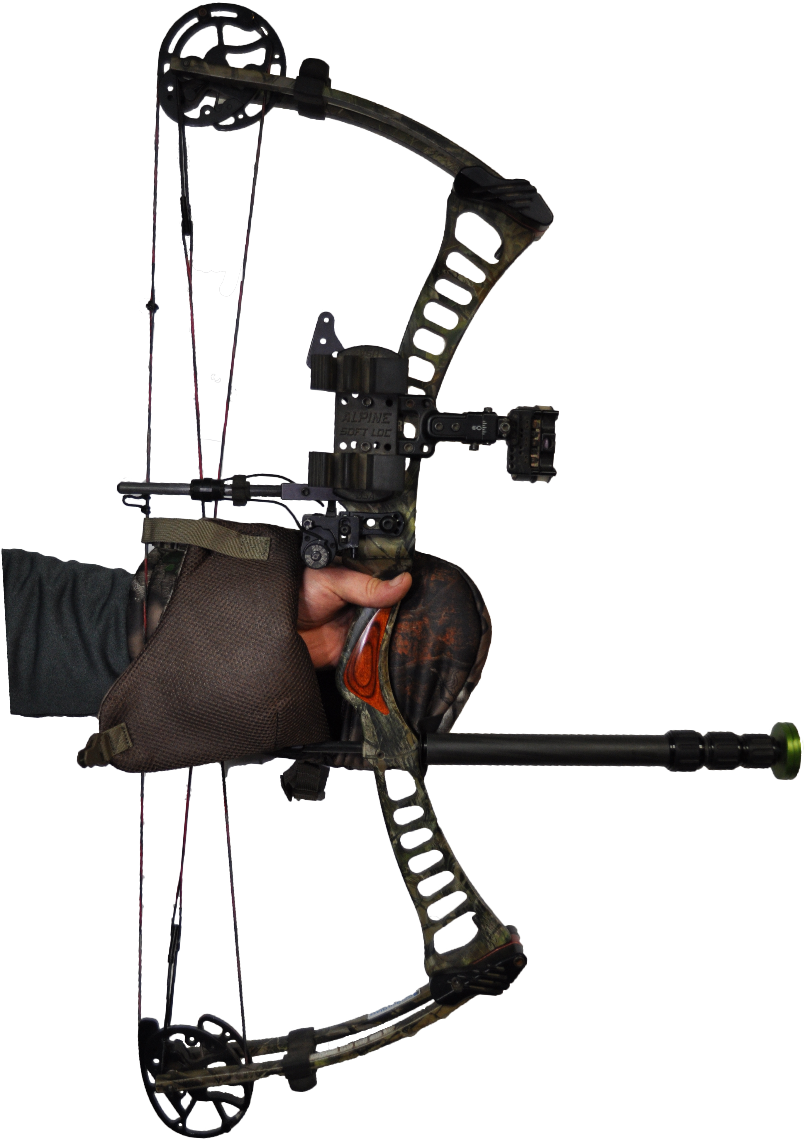 Treezyn Elite Insulated Bow Mitt - Bow And Arrow (2811x3950), Png Download