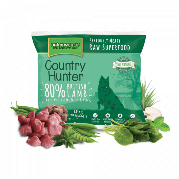 Country Hunter Raw Superfood Nuggets British Lamb - Natures Menu Country Hunter Nuggets (600x600), Png Download