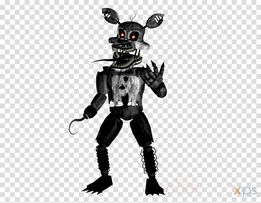 Location Wallpaper Download Portable Network Graphics - Fnaf Nightmare Shadow Foxy (900x700), Png Download