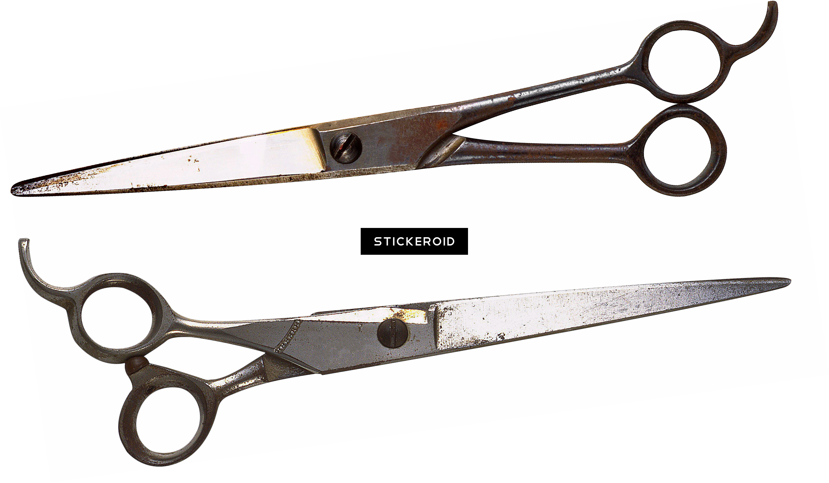 Scissors - Barbershop (2781x1621), Png Download