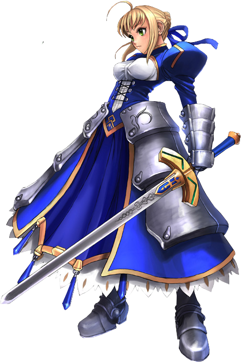 Saber Transparent Fate Stay Night Clipart Stock - Saber Fate Stay Night Render (576x750), Png Download