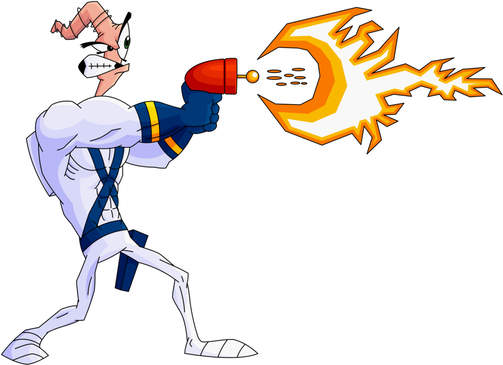 Earthworm Jim Png - Earthworm Jim (1048x762), Png Download