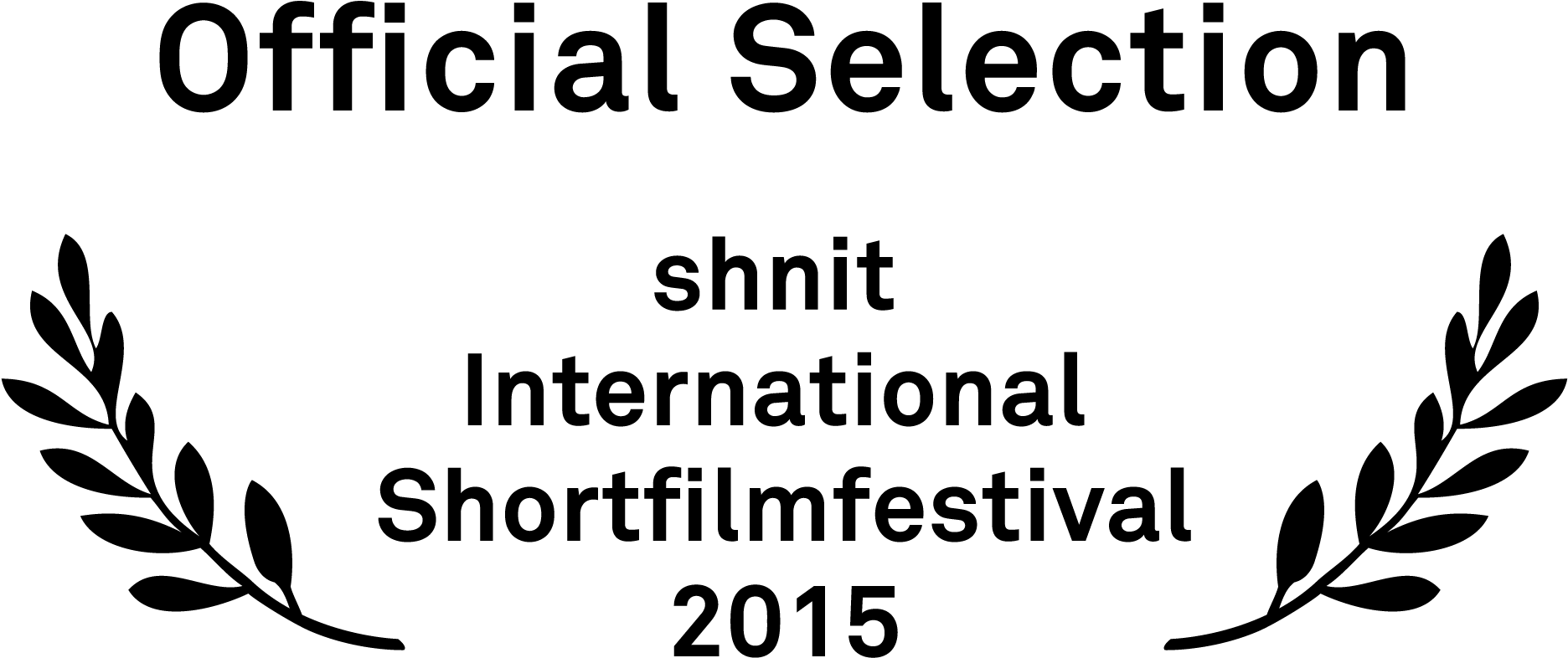 Shnit International Short Film Festival - Shnit Film Festival Laurels (2315x1193), Png Download