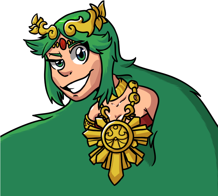 3-hour Palutena From Stream - Palutena (725x675), Png Download