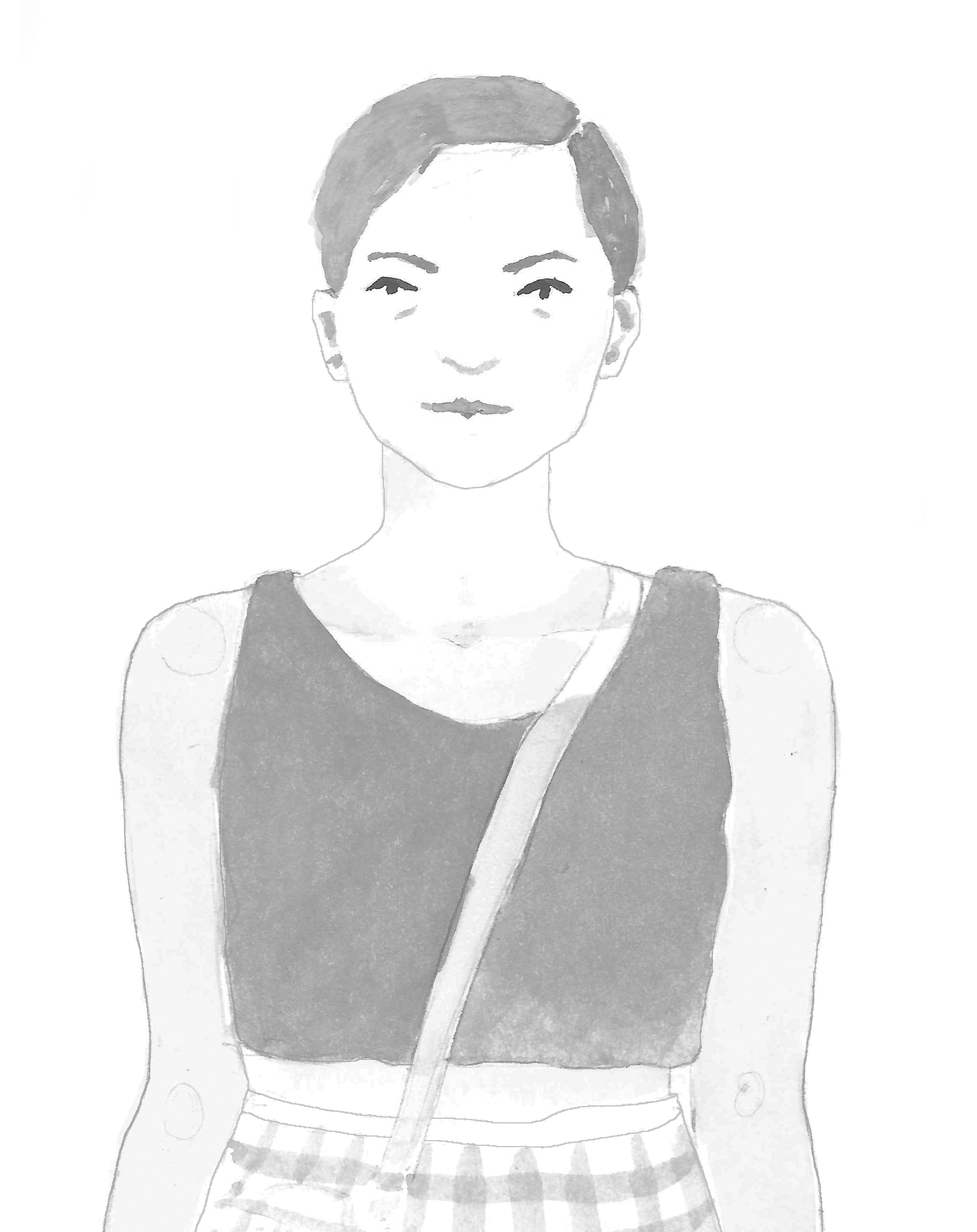 Playing The Rookie - Sketch (2321x2906), Png Download