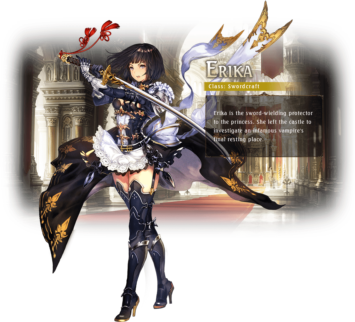 Erika / Class - Shadowverse Erika's Thighs (1280x1122), Png Download