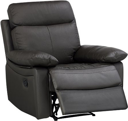 Image For Recliner With Leather Seat - Recliner (519x804), Png Download