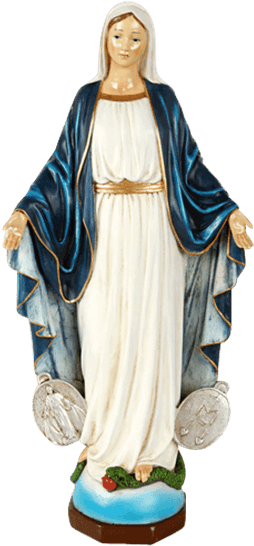Our Lady Of Miraculous Medal Statue - Our Lady Of The Miraculous Medal Statue (555x555), Png Download