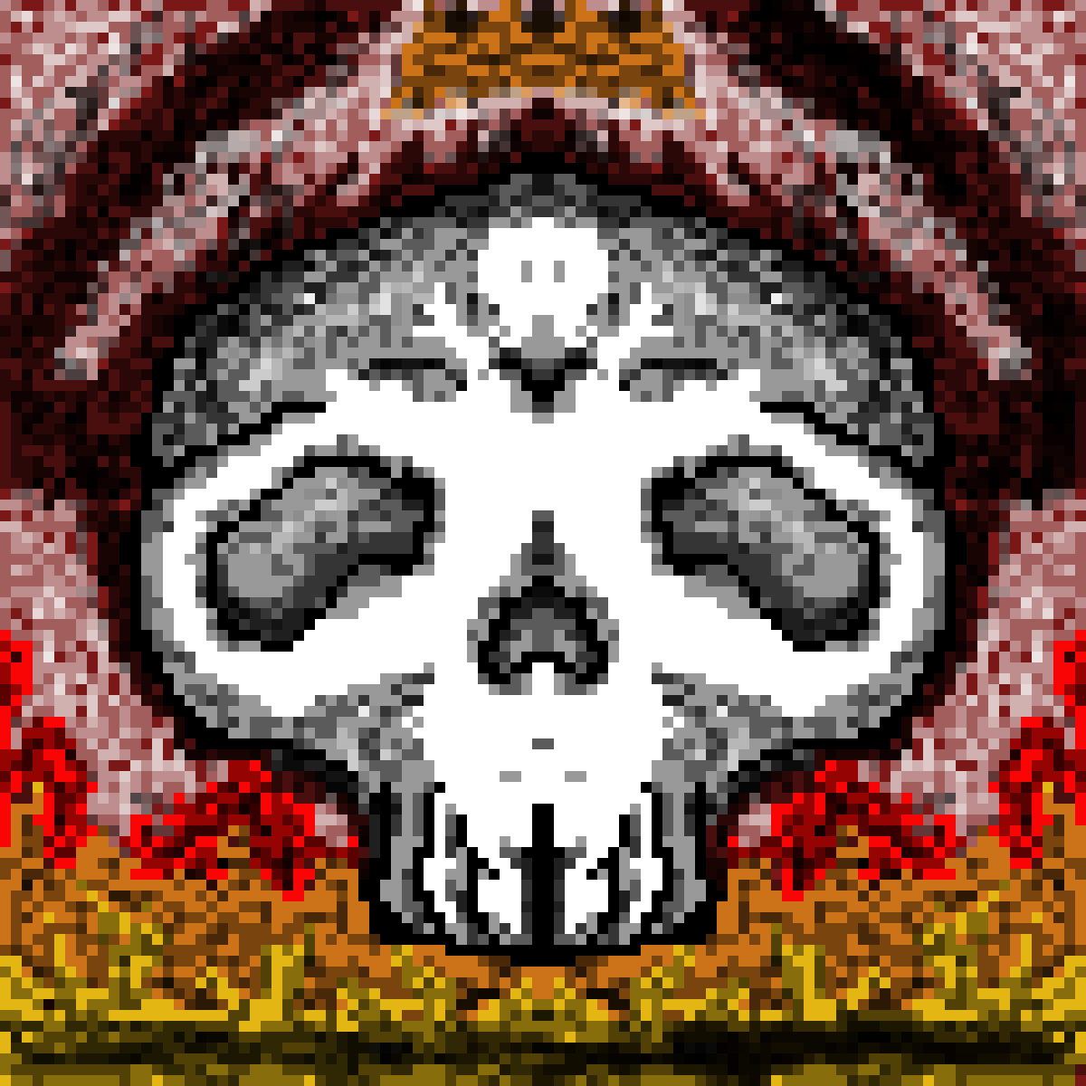 Demon Skull - Demon (1200x1200), Png Download