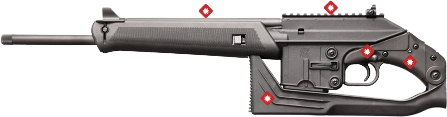 The Su-16 Series - Kel Tec Su 16c (1170x504), Png Download