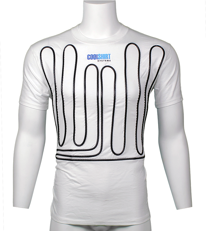 White Coolwater Shirt - Cool Shirt Systems Cool Water Shirt - White (1000x750), Png Download
