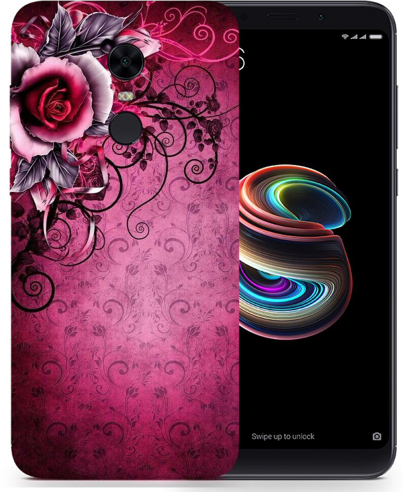 Red Rose Pattern Printed Case Cover For Redmi Note - Pretty Pink Wallpapers For Cell Phones (1000x1000), Png Download