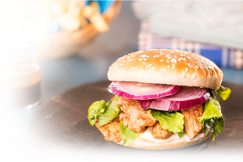 2 English Oven Burger Buns - English Oven (854x570), Png Download