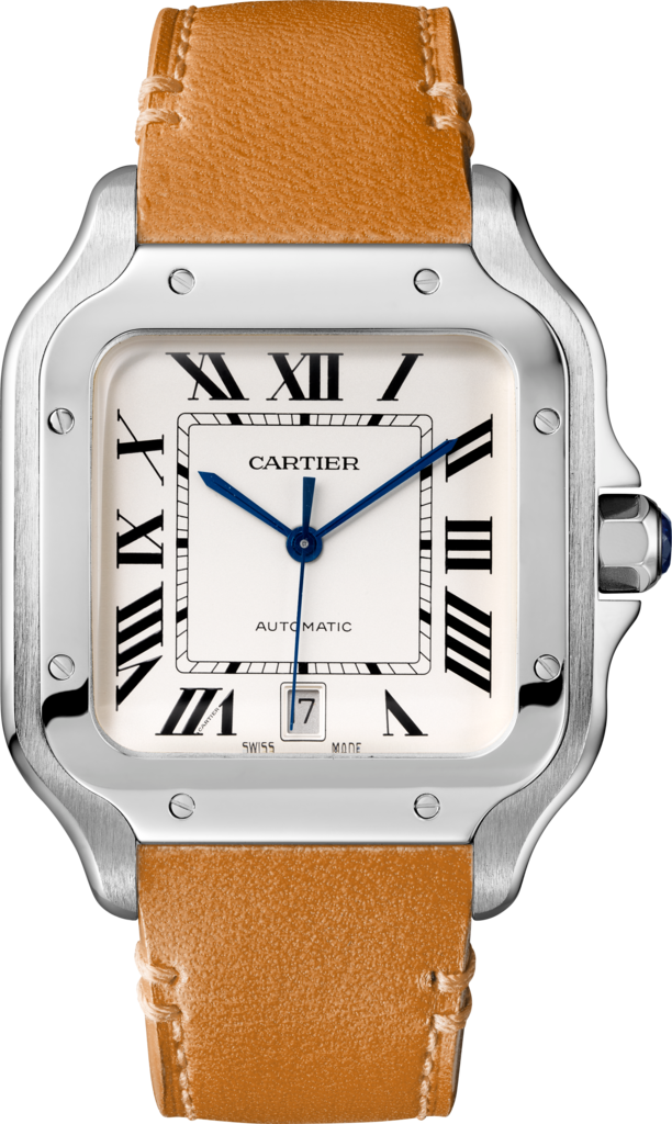 Mon Ami Chen - Cartier Gold Santos Watch (612x1024), Png Download