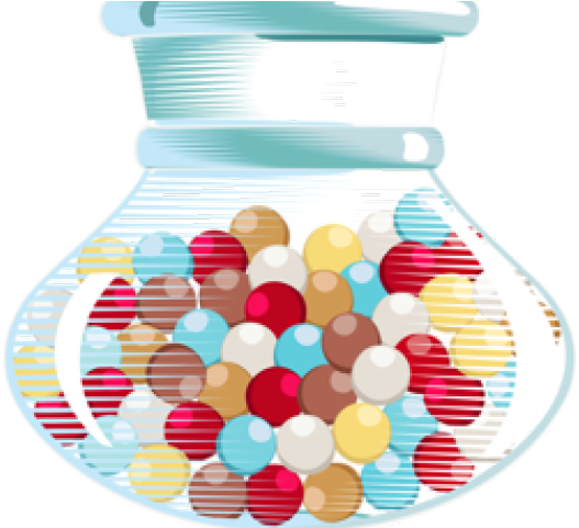 Gumball Clipart Candy Jar - Eclair And Present Danger [book] (640x480), Png Download