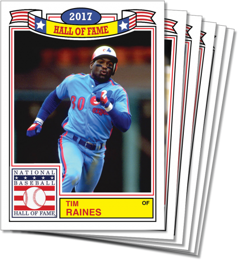 A New Year Of Topps - Tim Raines Baseball Cards (595x595), Png Download
