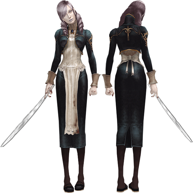 First There Came The Process Of Selecting A Wig To - Haunting Ground Daniella (622x623), Png Download