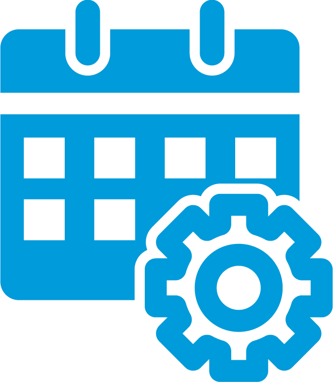 Financial Admin Service - Blue Administrator Icon (674x772), Png Download