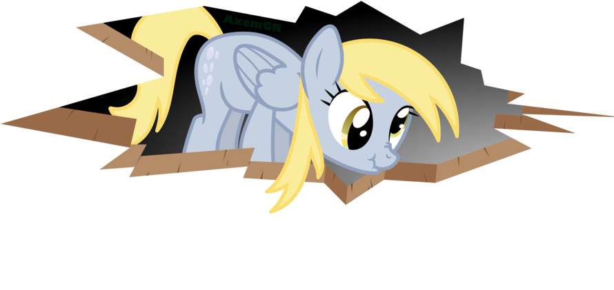 Derpy Hooves Iphone 6 Yellow Mammal Vertebrate Cartoon - Ceiling Derpy Is Watching You Clop (900x442), Png Download