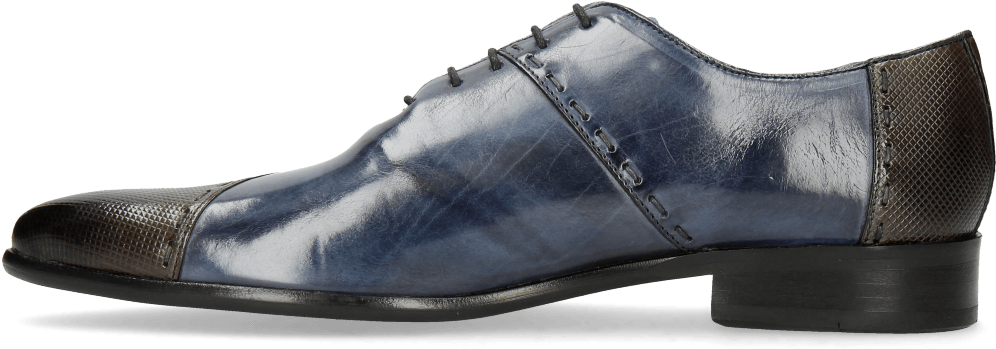 Oxford Shoes Toni 18 Dice Smoke Moroccan Blue - Leather (1024x1024), Png Download