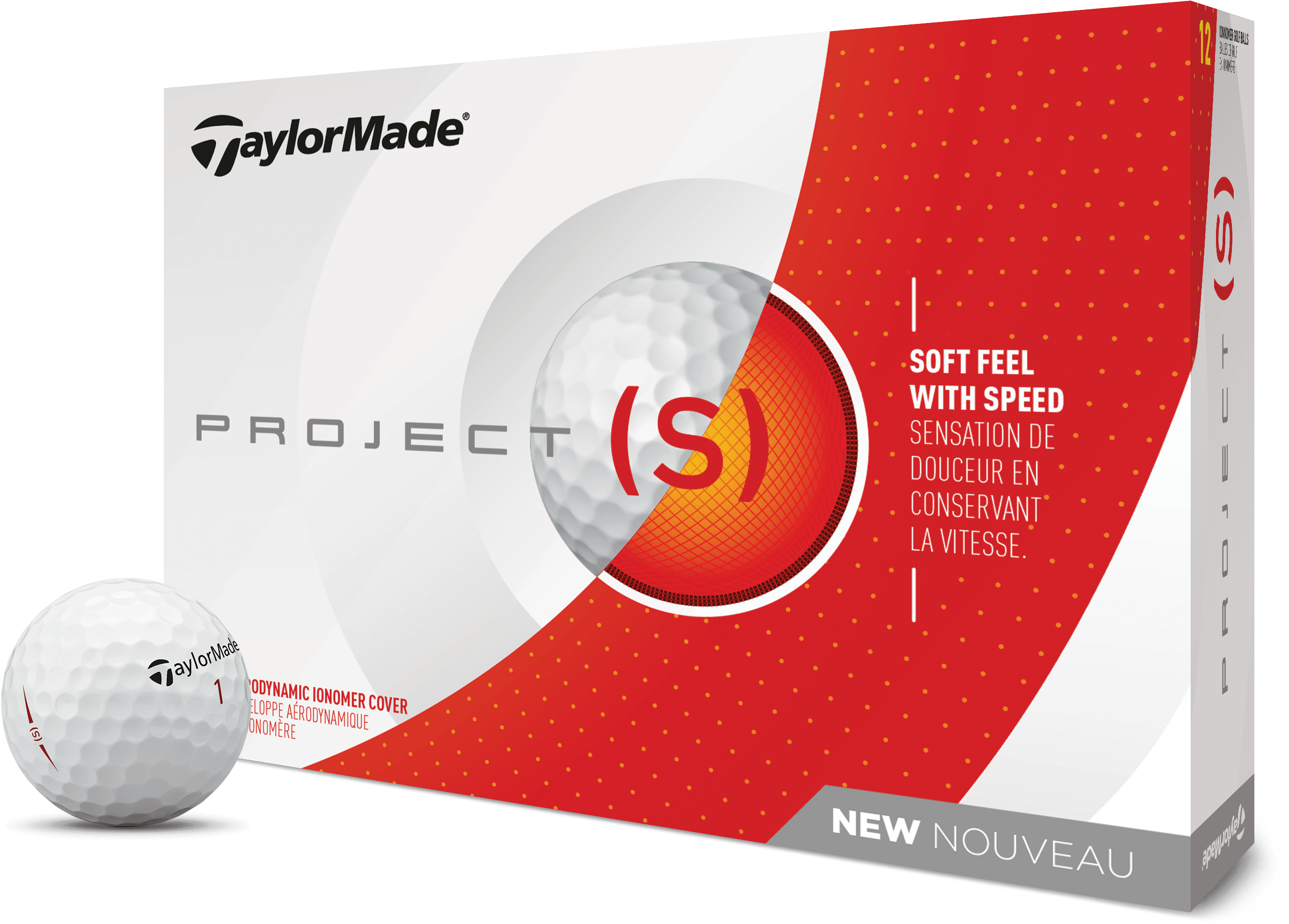 Callaway Golf Supersoft - Project S Golf Ball (3383x2171), Png Download