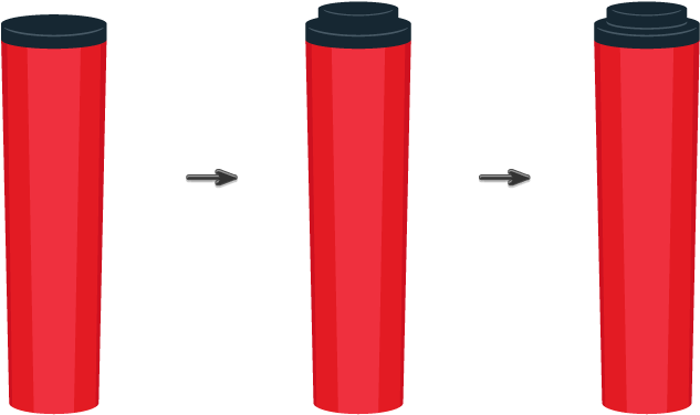 Creating The Highlighter Tip - Plastic (850x474), Png Download
