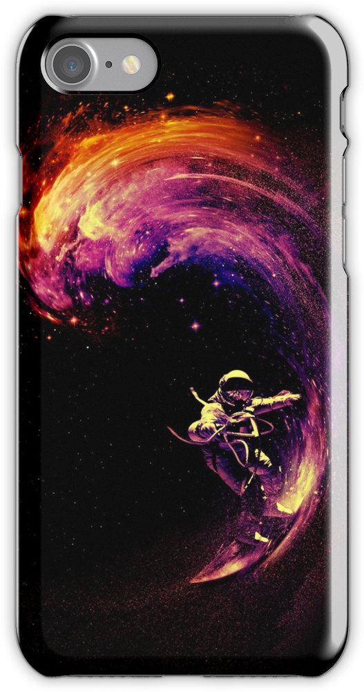 Space Surfing Iphone 7 Snap Case - Erika Costell Phone Case (750x1000), Png Download