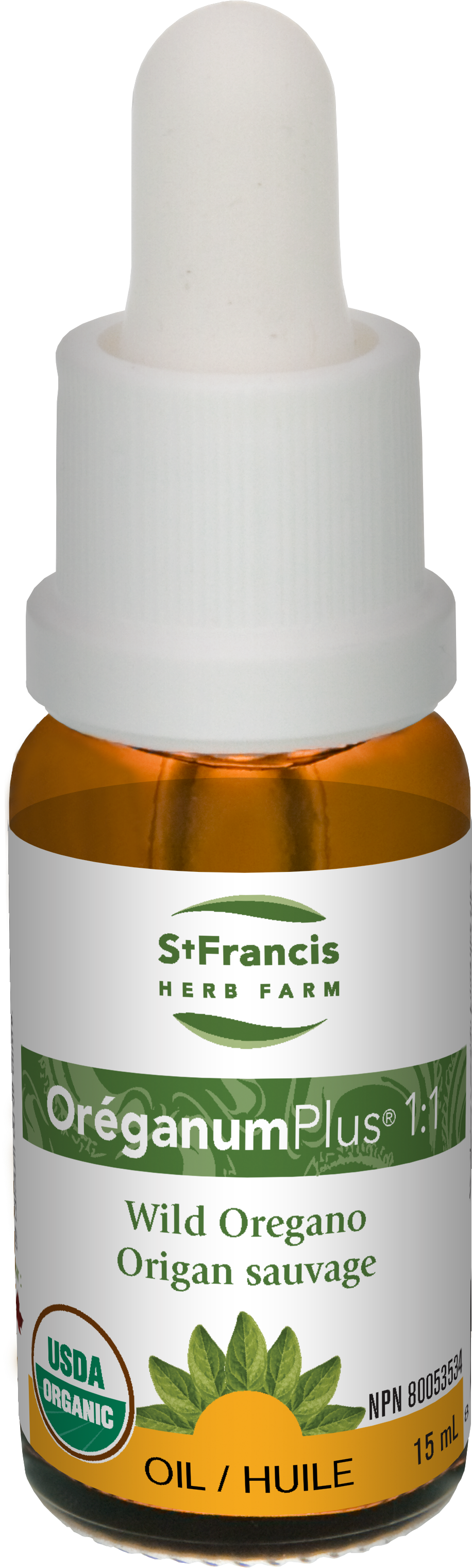 Vegetarian - St. Francis Herb Farm Oreganum Plus 1:1 (975x3075), Png Download