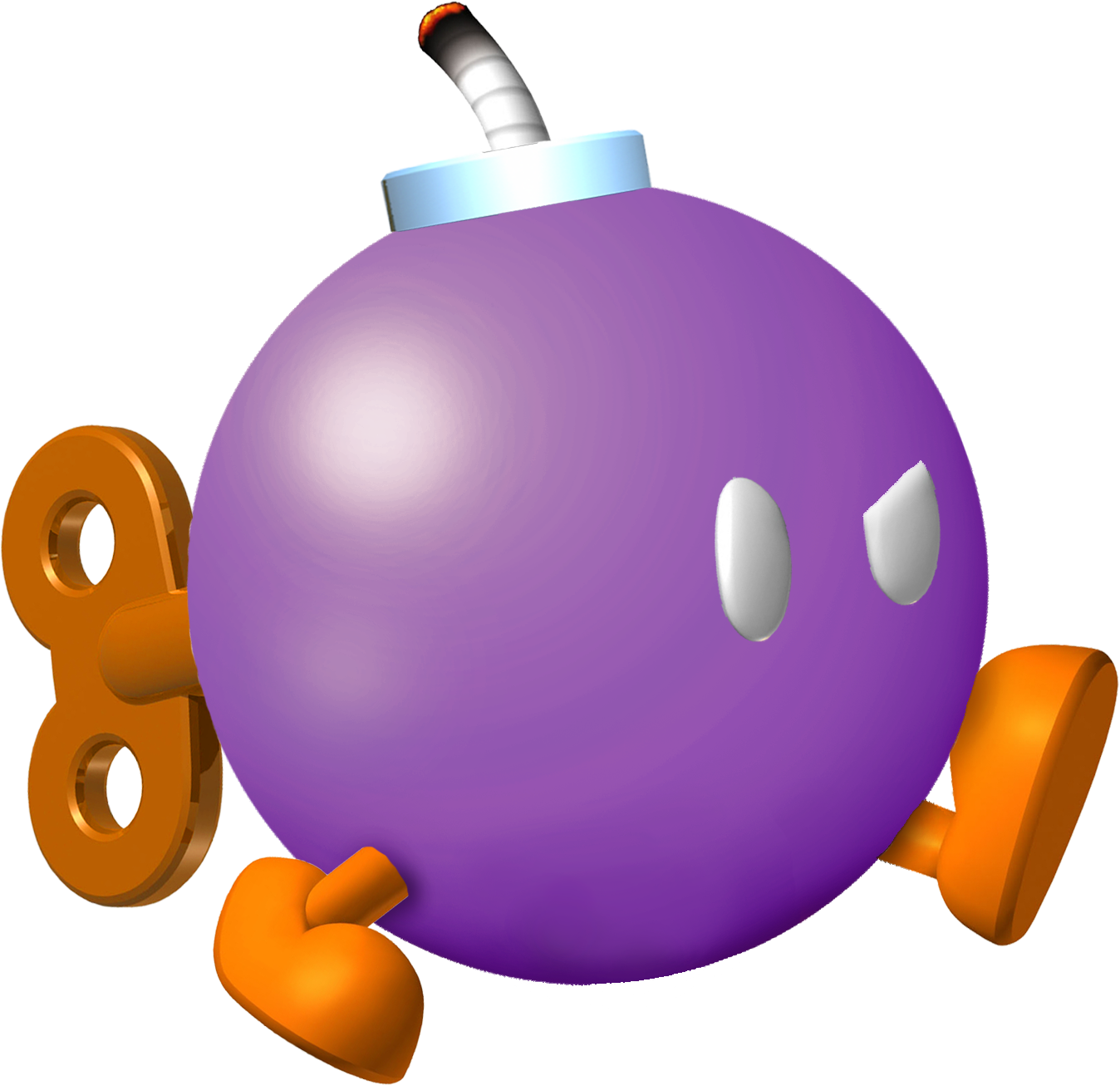 3d Bob-ulk - Bob Omb (1348x1306), Png Download