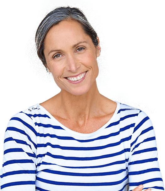 Woman Smiling In Waiting Room - Girl (525x607), Png Download