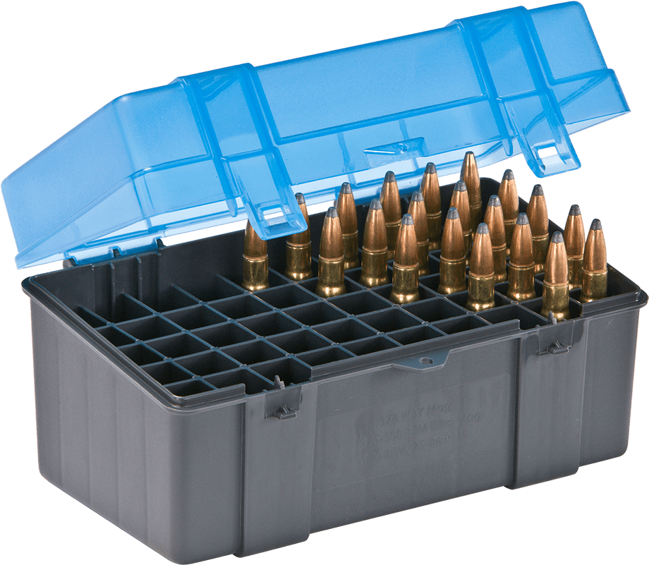 Plano Large Rifle Ammo Box 50 Round - Plano Rifle Cartridge Case, Small, 50 Rounds (1600x1067), Png Download