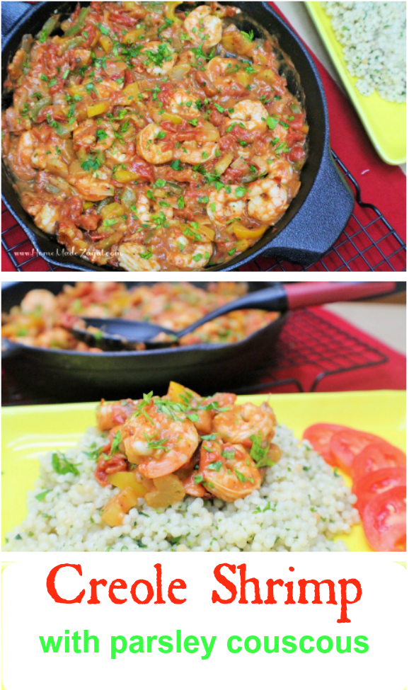 Shrimp Cooked Up In Garlic, Tomatoes, Celery, Bell - Recipe (600x987), Png Download