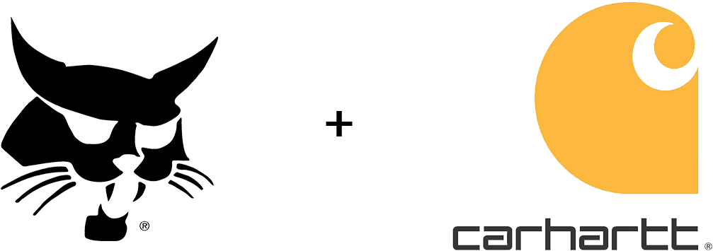 Bobcat X Carhartt Butt Extension - Bobcat Equipment Logo (1060x432), Png Download