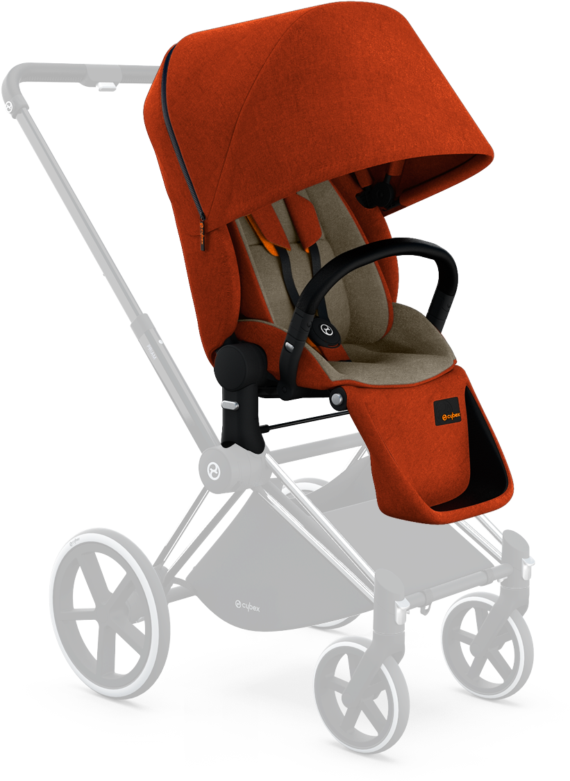 Cybex Priam Comfortable Seat - Cybex Platinum Priam Lux Seat (842x1125), Png Download