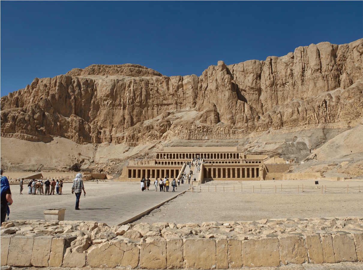 Luxor Temple - - Mortuary Temple Of Hatshepsut (1600x900), Png Download